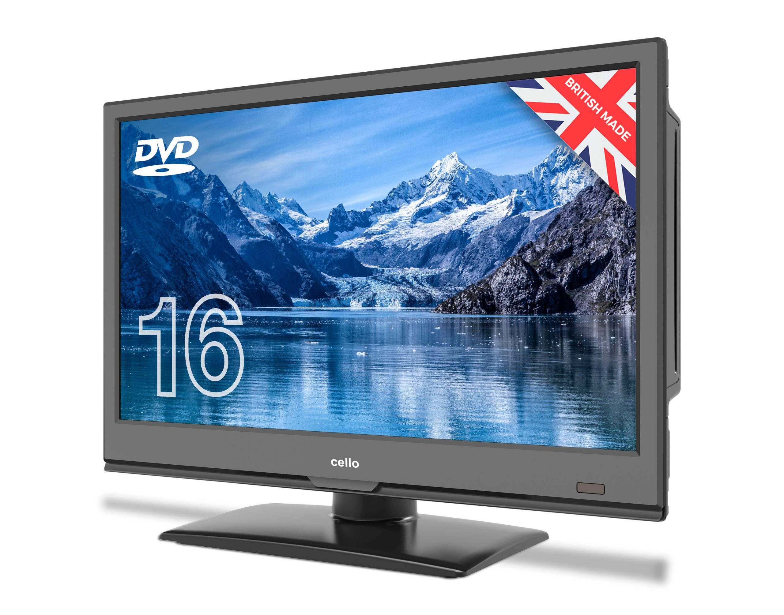 16” Full HD LED Digital TV with Builtin DVD player Cello Electronics